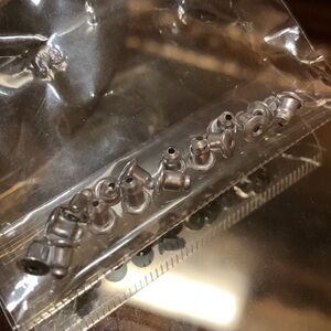 Silver Replacement Earring Backs- 8 pairs